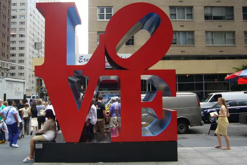 Love Sculpture NYC